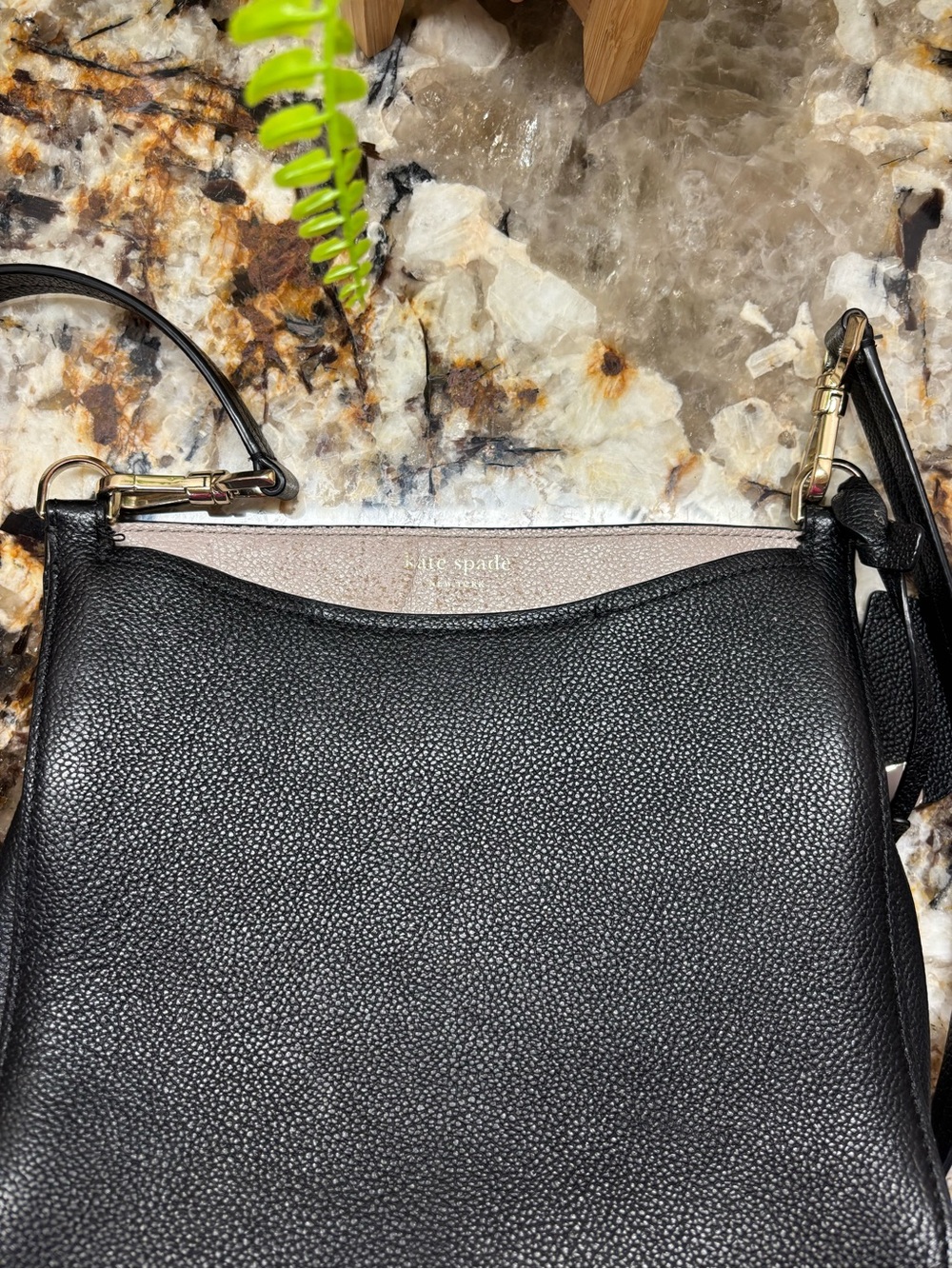 kate spade Black Pebbled Leather Crossbody Bag - Picture 3 of 17
